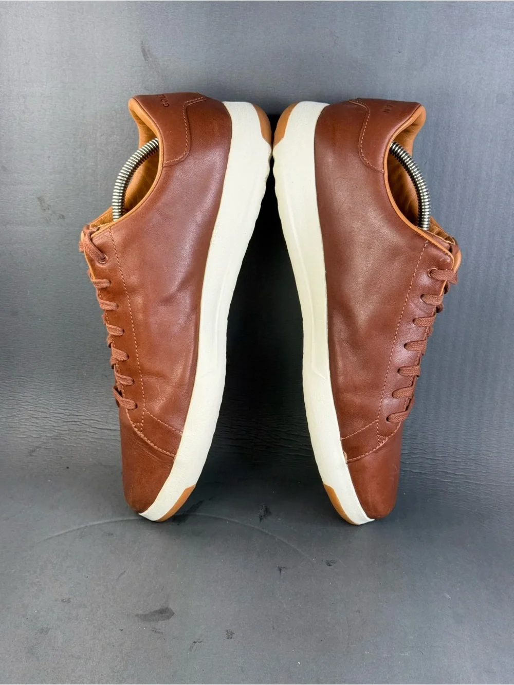 Cole Haan Men's GrandPro Tennis Sneakers Woodbury leather size 12